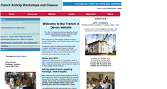 Desktop Screenshot of frenchworkshops.artika.co.uk